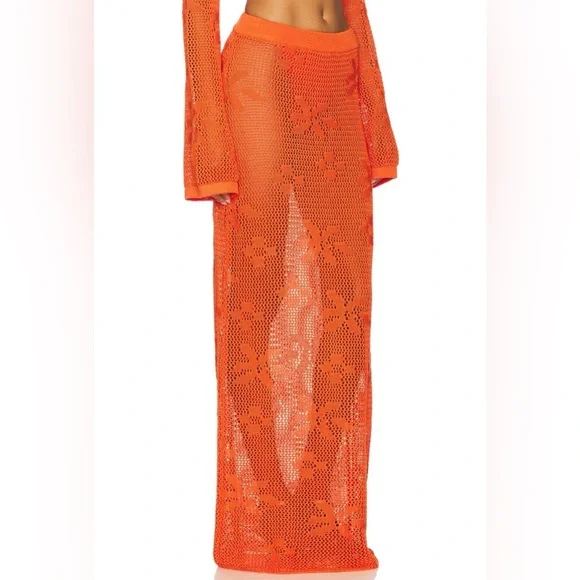 SNDYS Terra Maxi Skirt in Volcanic XXS - Picture 2 of 5